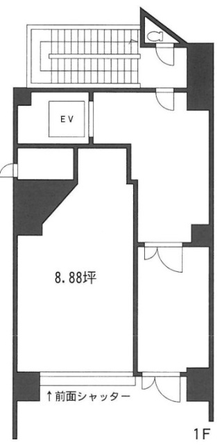 プロフィットマート代官山1F 間取り図