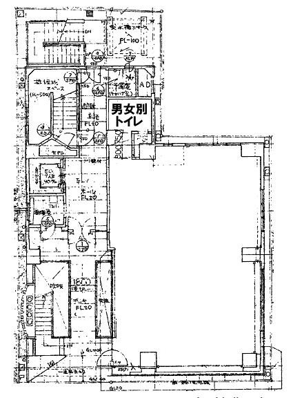 明海京橋ビル1F 間取り図