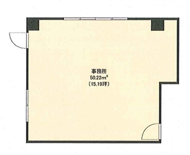 東信松涛マンションビル103 間取り図