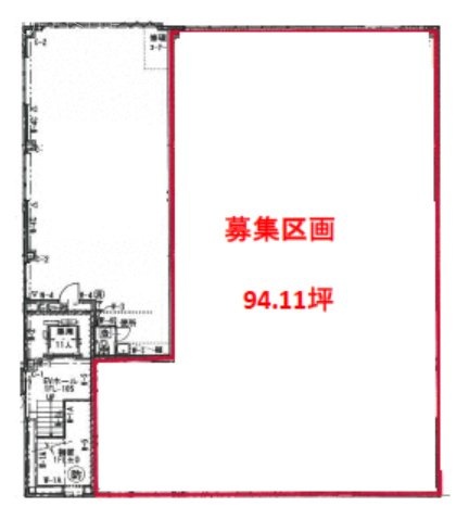 池上7丁目ビル1F 間取り図