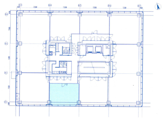 六本木ヒルズけやき坂テラス6F 間取り図