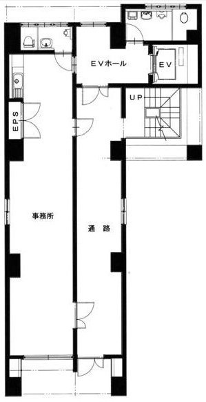 山崎須田町ビル1F 間取り図