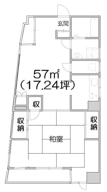 紀州屋ビル301 間取り図
