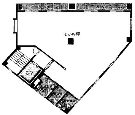 万寿金(マスキン)ビル5F 間取り図