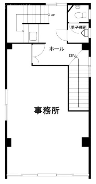 クラ46ビル2F 間取り図