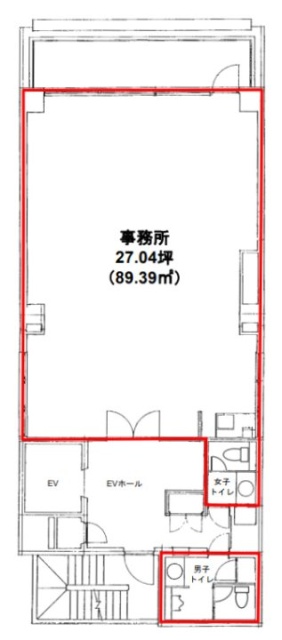 湯島ベアービル9F 間取り図