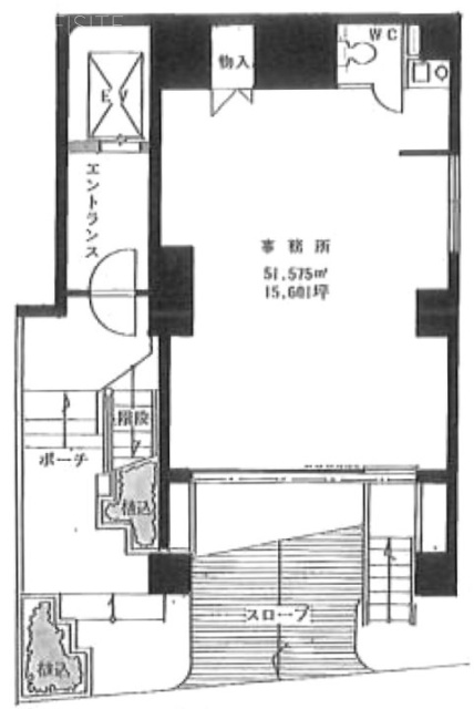 人形町ユウビル1F 間取り図