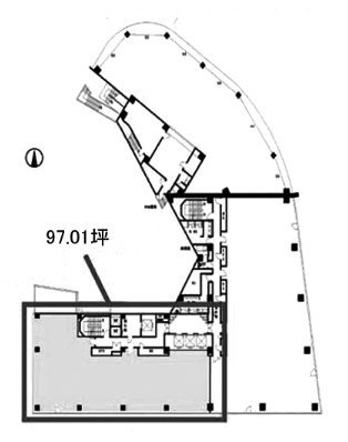 池袋パークビル2F 間取り図