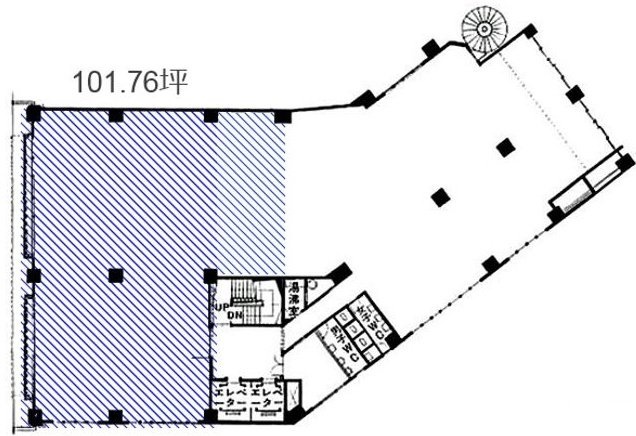 帝都渋谷ビル3F 間取り図