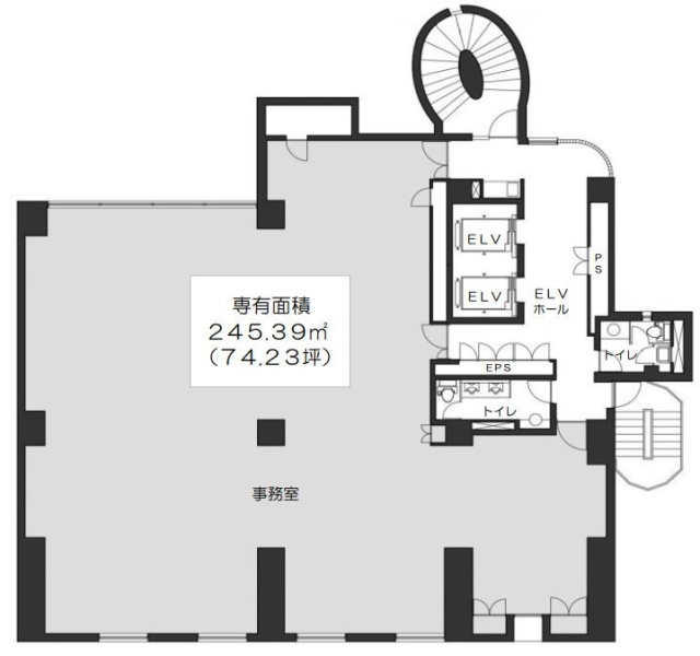 内神田DNKビル4F 間取り図