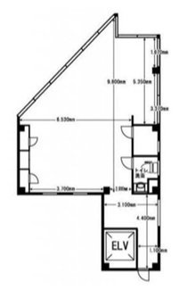 大こく屋第2ビル4F 間取り図