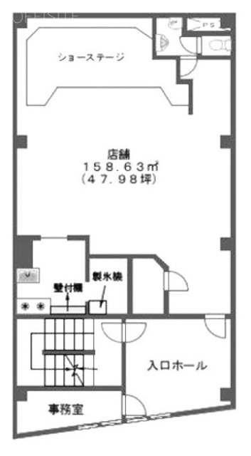 交友ビル3F 間取り図