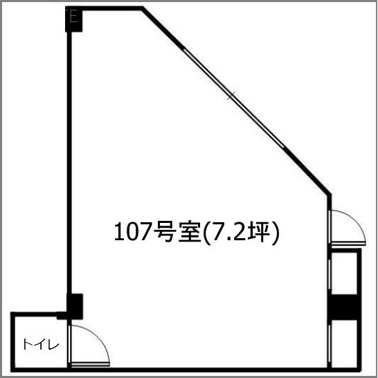 ホリグチビル107 間取り図