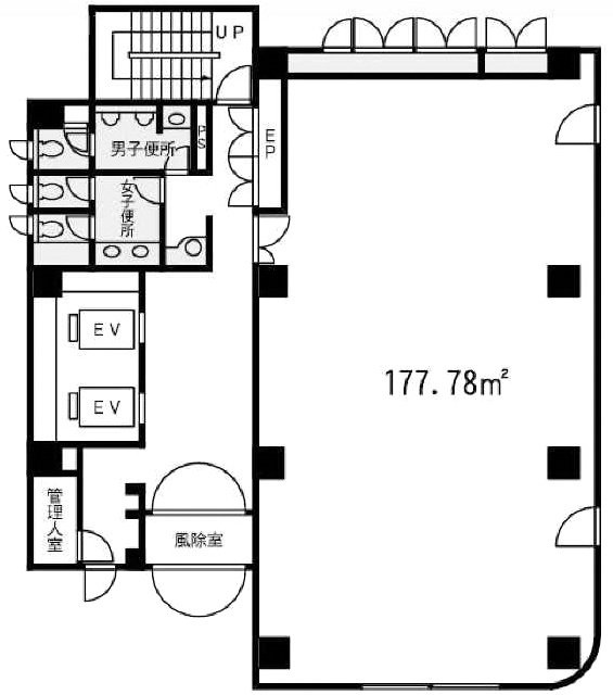 BR両国2ビル1F 間取り図