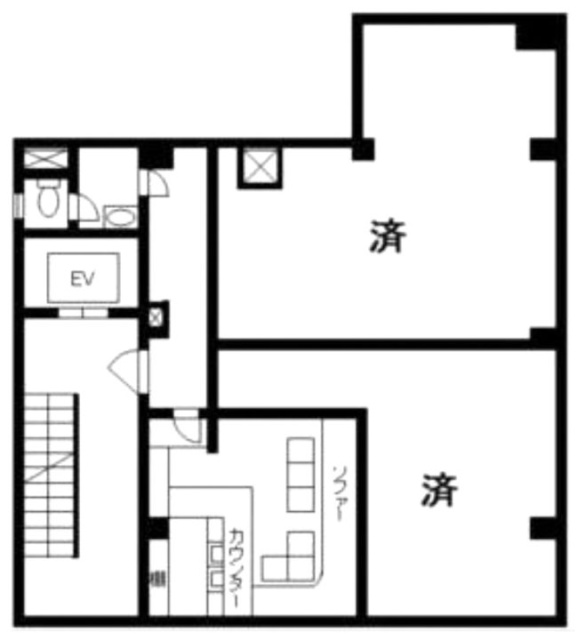 新太炉(しんたろう)ビルA 間取り図