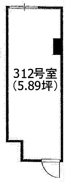 ワコーレ新宿第一ビル312 間取り図