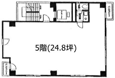 長谷川ビル5F 間取り図