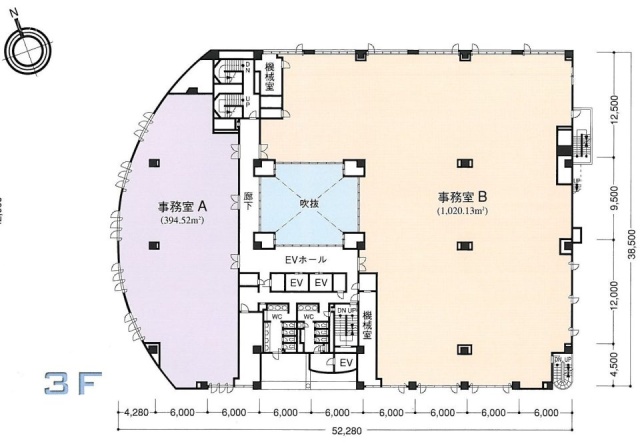 イースト六本木ビル3F 間取り図