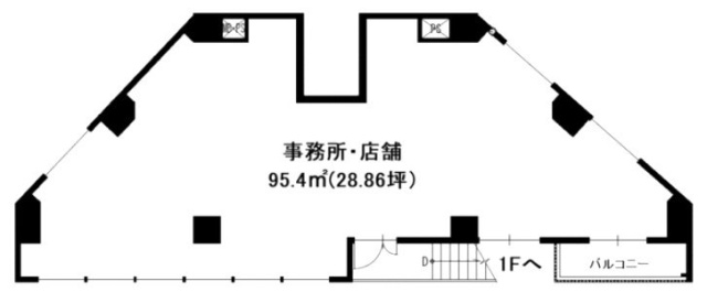 MTビル2F 間取り図