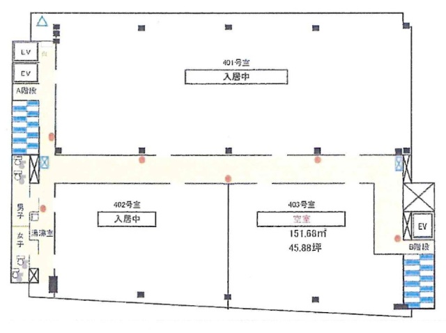 宇徳ビル403 間取り図