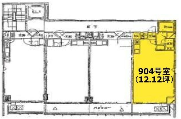 第一ミヤビル904 間取り図