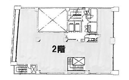 銀座セントラルビル2F 間取り図