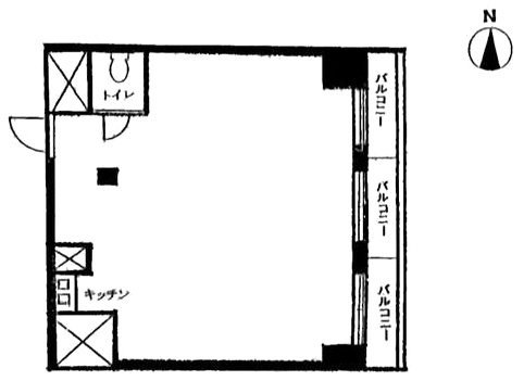 アルベルゴ上野608 間取り図