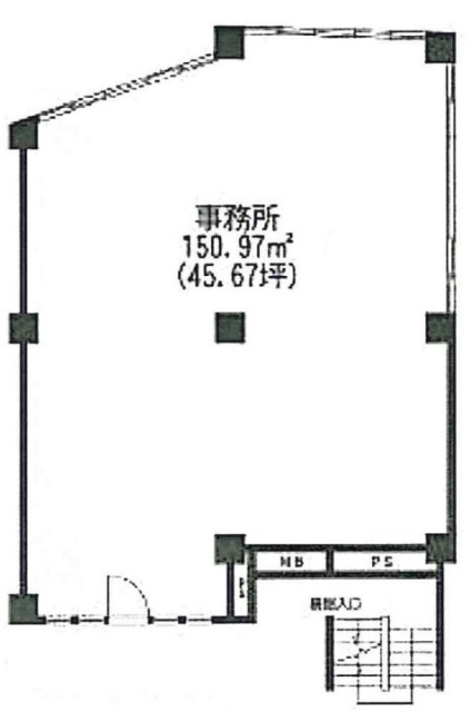 京成稲毛ビル2F 間取り図