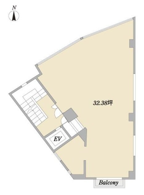 太陽ビル2F 間取り図