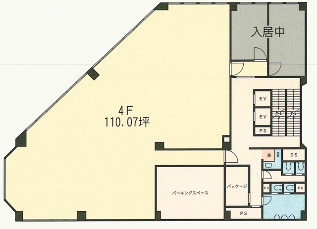 オークラヤビル4F 間取り図