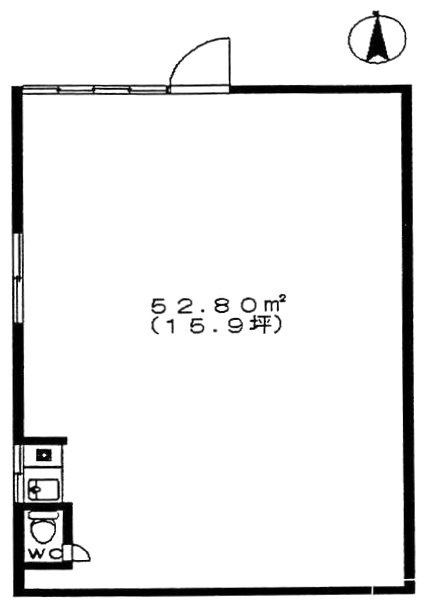 ケイコーポビル1F 間取り図