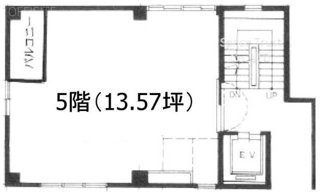 一ツ木ビル別館5F 間取り図