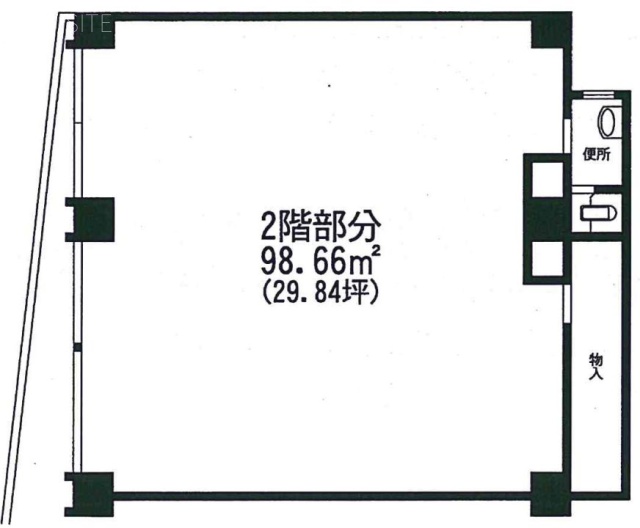 南阿佐ヶ谷ハイツビル2F 間取り図