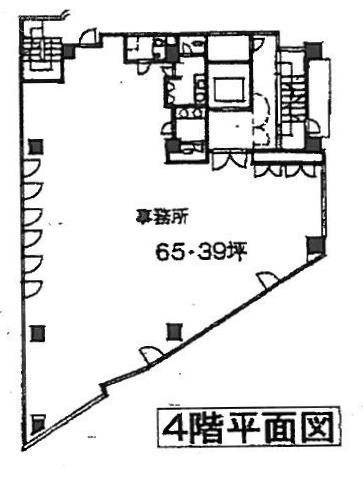 池袋センタービル4F 間取り図