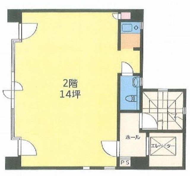 荒井ビル2F 間取り図
