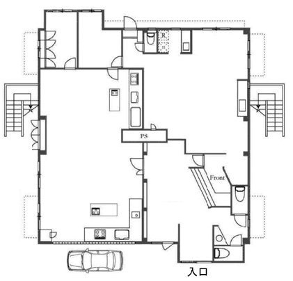 SKパレスビル1F 間取り図