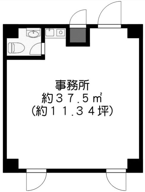 アーバンビルサカス5A 間取り図