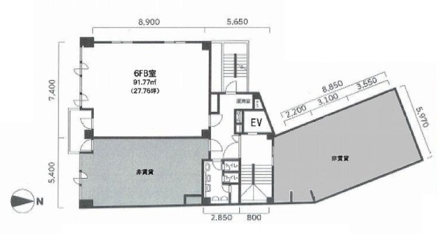 梅本ビルB 間取り図