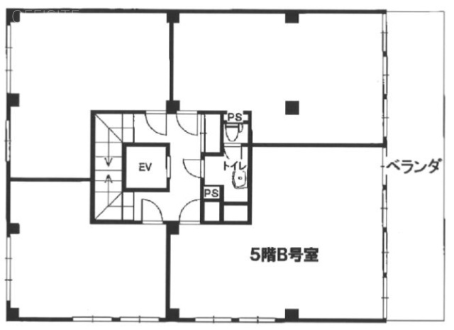 八重洲5の5ビルB 間取り図