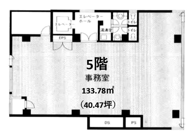 渋谷CRビル5F 間取り図