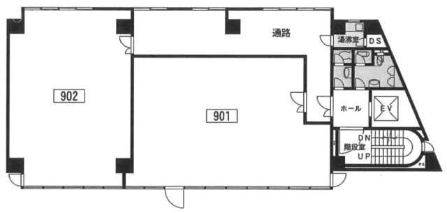 新川ダイユウビル901 間取り図