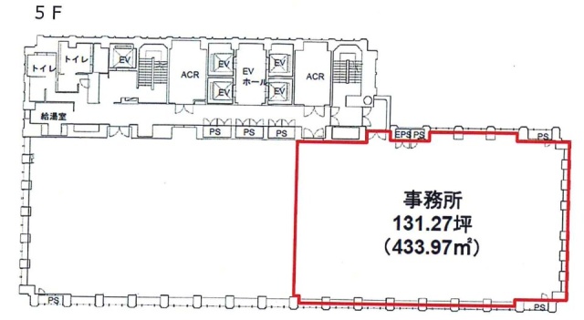 アクロス新川ビル5F 間取り図