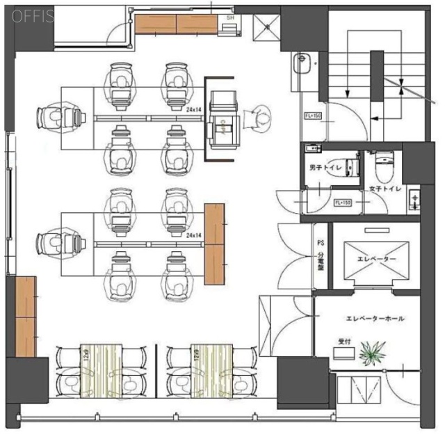 秋葉原サザンビル6F 間取り図
