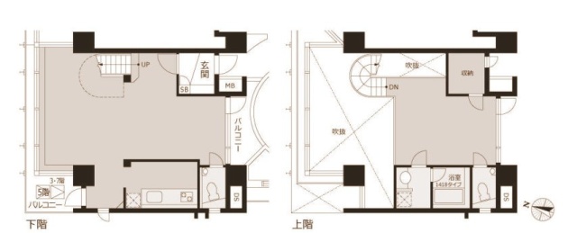 VORT青山1丁目Dual’s502 間取り図