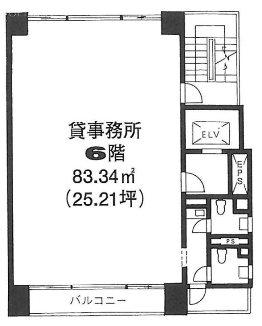 KL日本橋ビル6F 間取り図