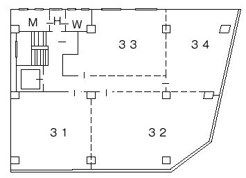 井門銀座一丁目ビル31 間取り図