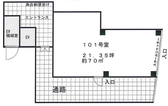 鴨下第一ビル101 間取り図