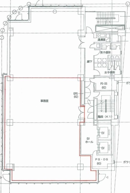 泉ガーデンウイングビル5F 間取り図