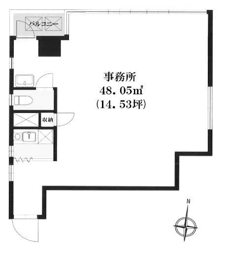 TWG神楽坂2F 間取り図