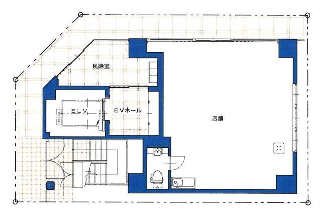 トナカイ神田タワー1F 間取り図